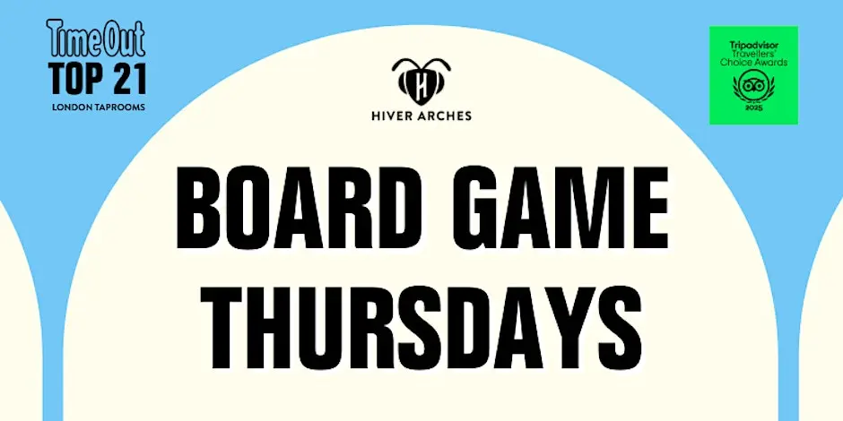 Board Game Thursdays at Hiver Taproom logo