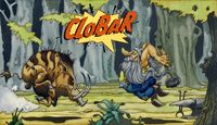 CLoBaR (Cowdenbeath League of Boardgamers and Roleplayers) logo