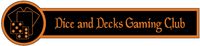 Dice and Decks Gaming Club logo