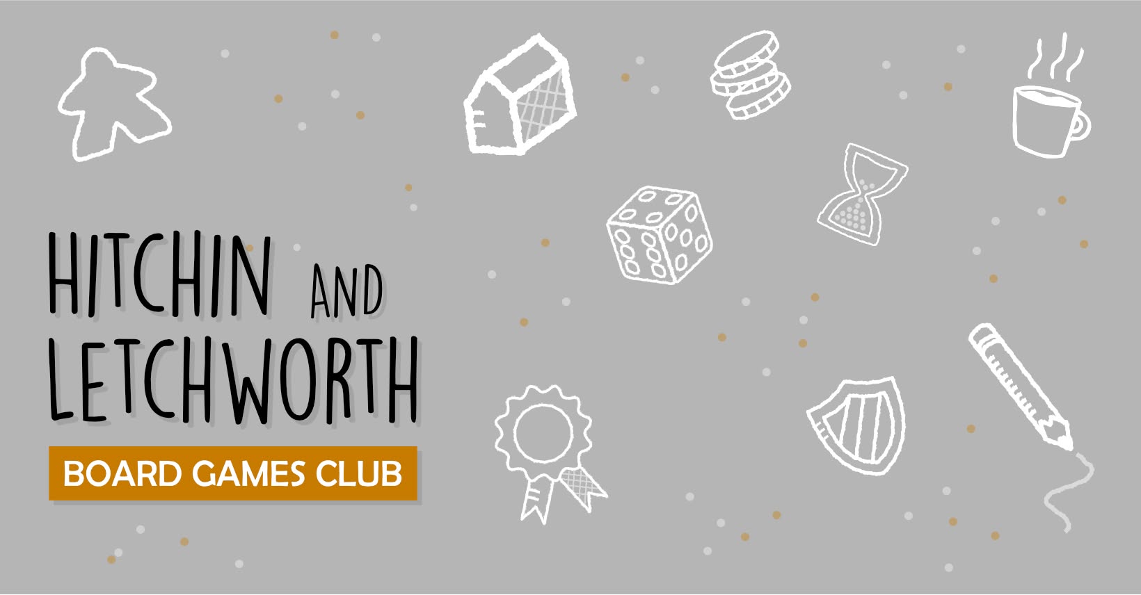 Hitchin + Letchworth Board Games Club logo