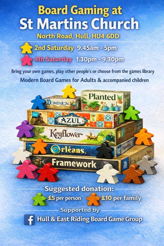 Hull and East Riding Board Game Group logo