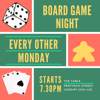 Monday Night Games at The Table, Cathays logo