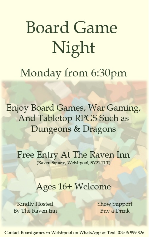 Welshpool Board Games logo